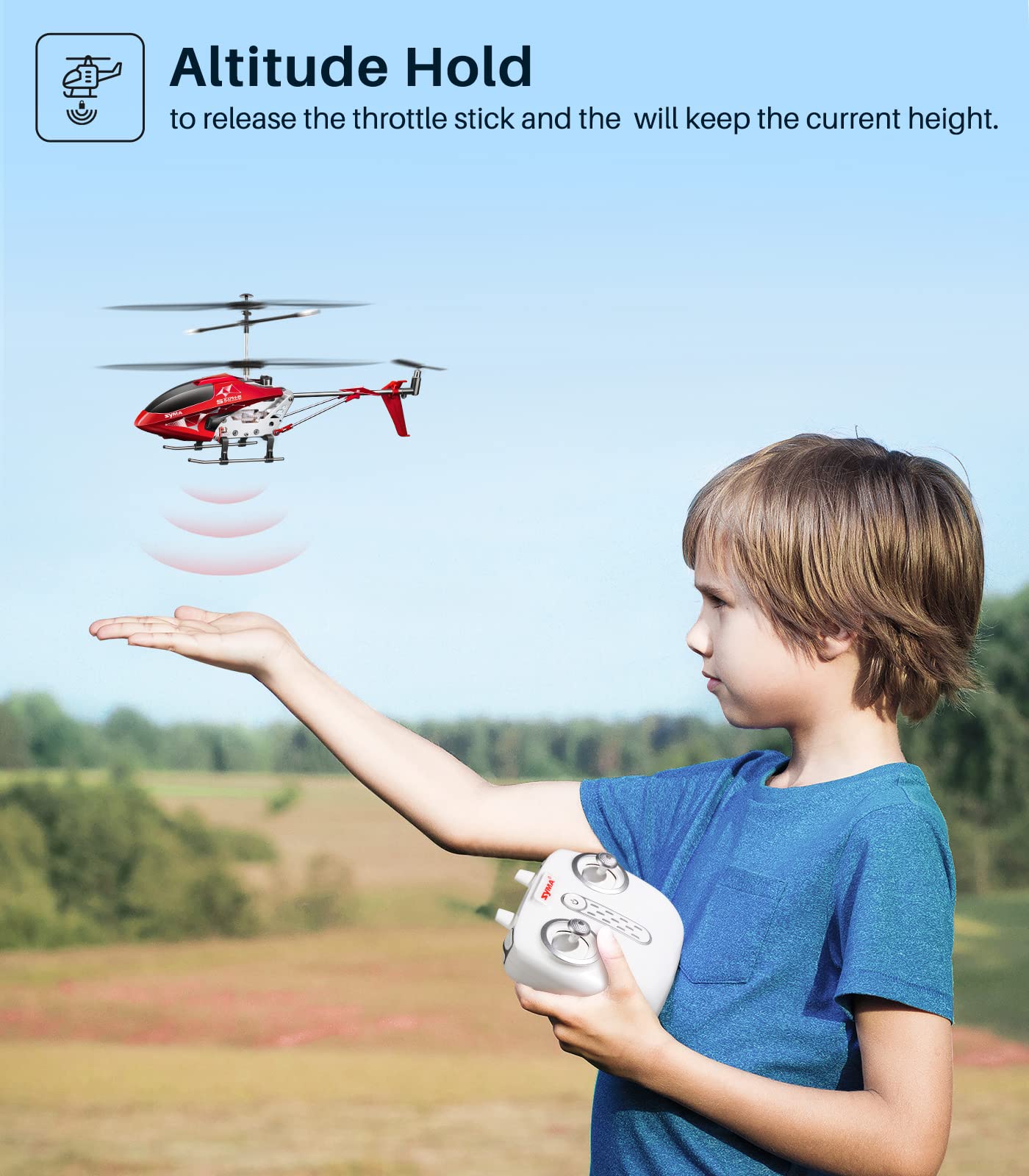 Foto 4 pulgar | Helicóptero Rc Syma Con Batería Altitude Hold 2 Para Niños Y Adultos - Venta Internacional.