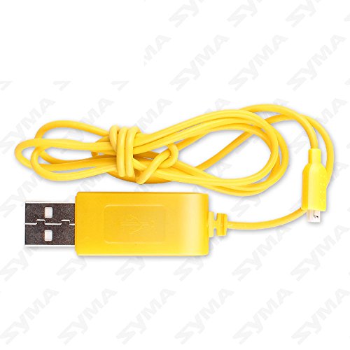 Foto 4 pulgar | Cable Cargador De Helicóptero Rc, Piezas De Carga S107 S105, Amarillo - Venta Internacional.