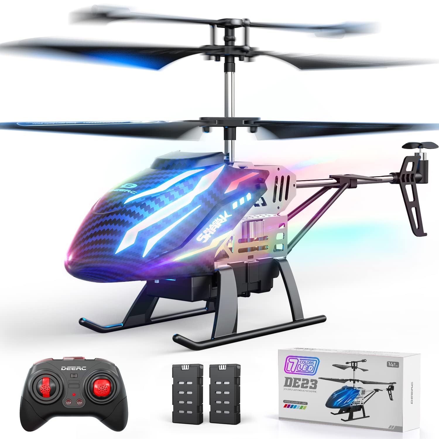 Helicóptero De Control Remoto Deerc De23 Altitude Hold 24 Minutos - Venta Internacional.