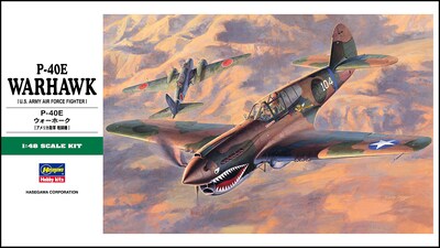 Foto 2 | Maqueta Hasegawa P-40e Warhawk A Escala 1/48 Con Calcomanías - Venta Internacional.