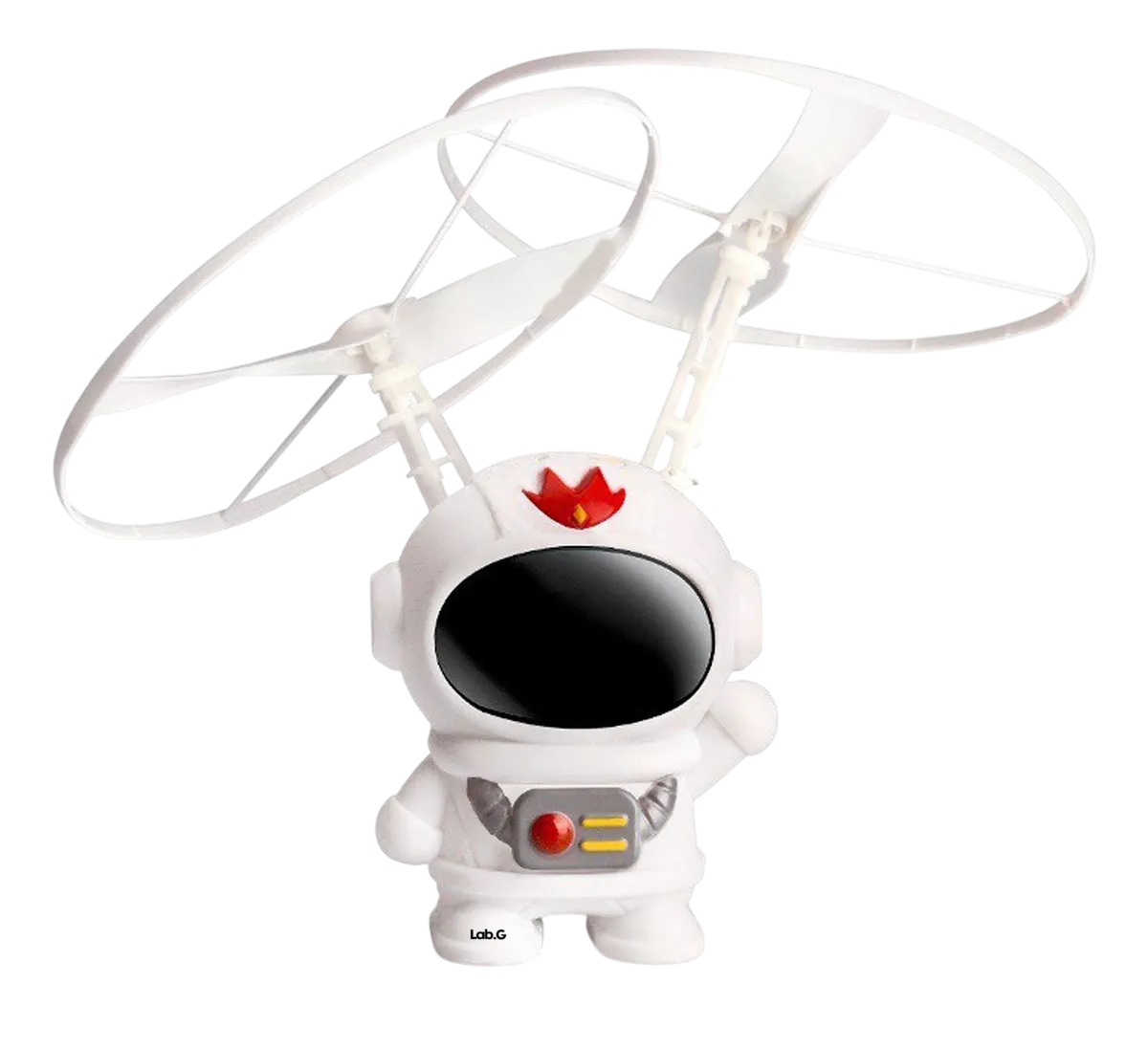 Foto 2 pulgar | Astronauta Drone Helicóptero De Mano Lab.g Juguete Para Niños Blanco