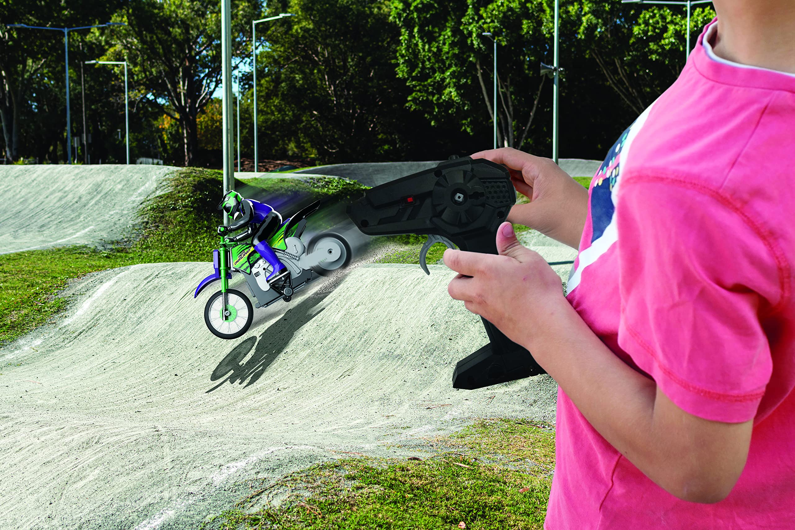 Foto 8 pulgar | Motocicleta Rc Lexibook Rc18 Crosslander Con Mando A Distancia - Venta Internacional.