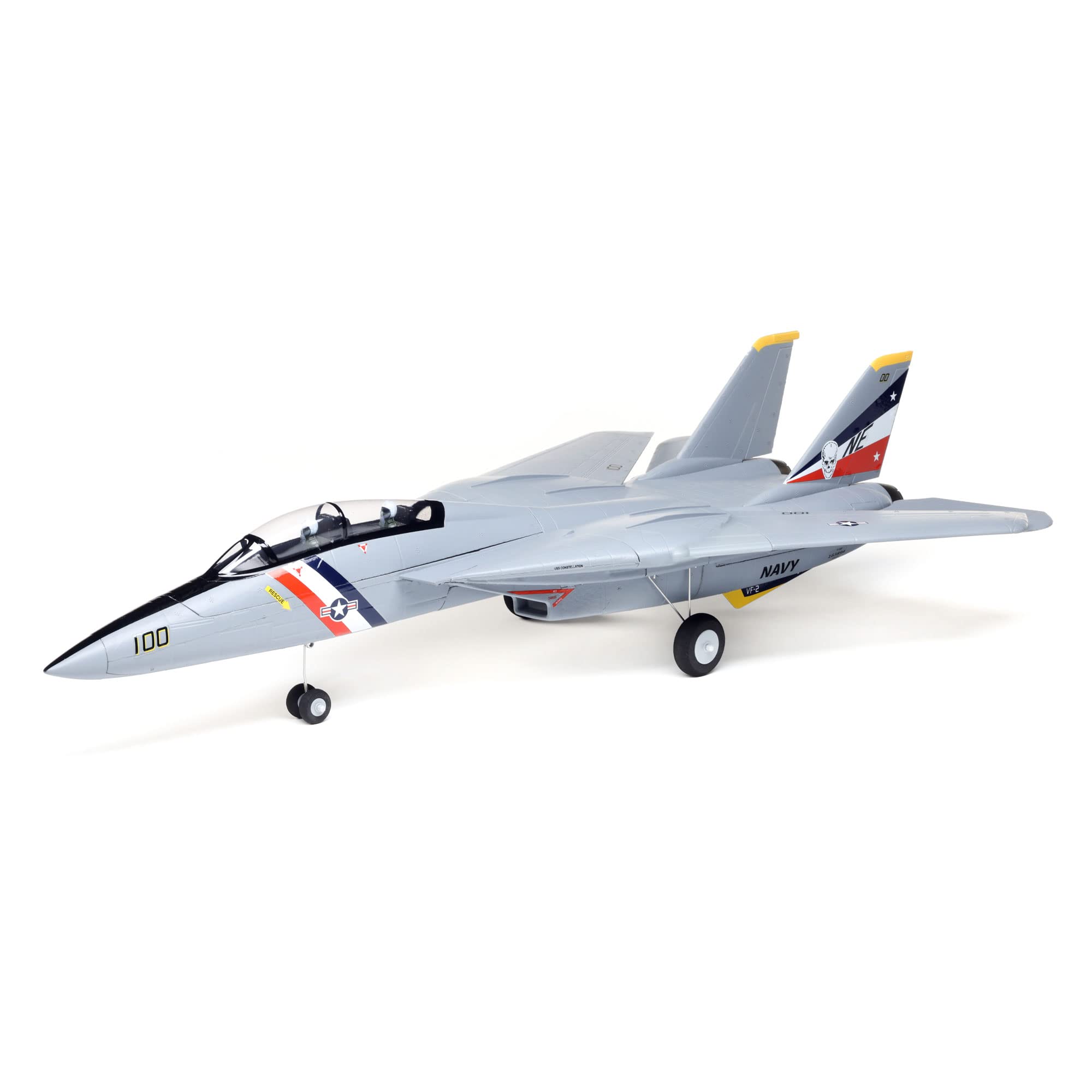 Avión Rc E-flite F-14 Tomcat Twin De 40 Mm Edf Bnf Basic - Venta Internacional.