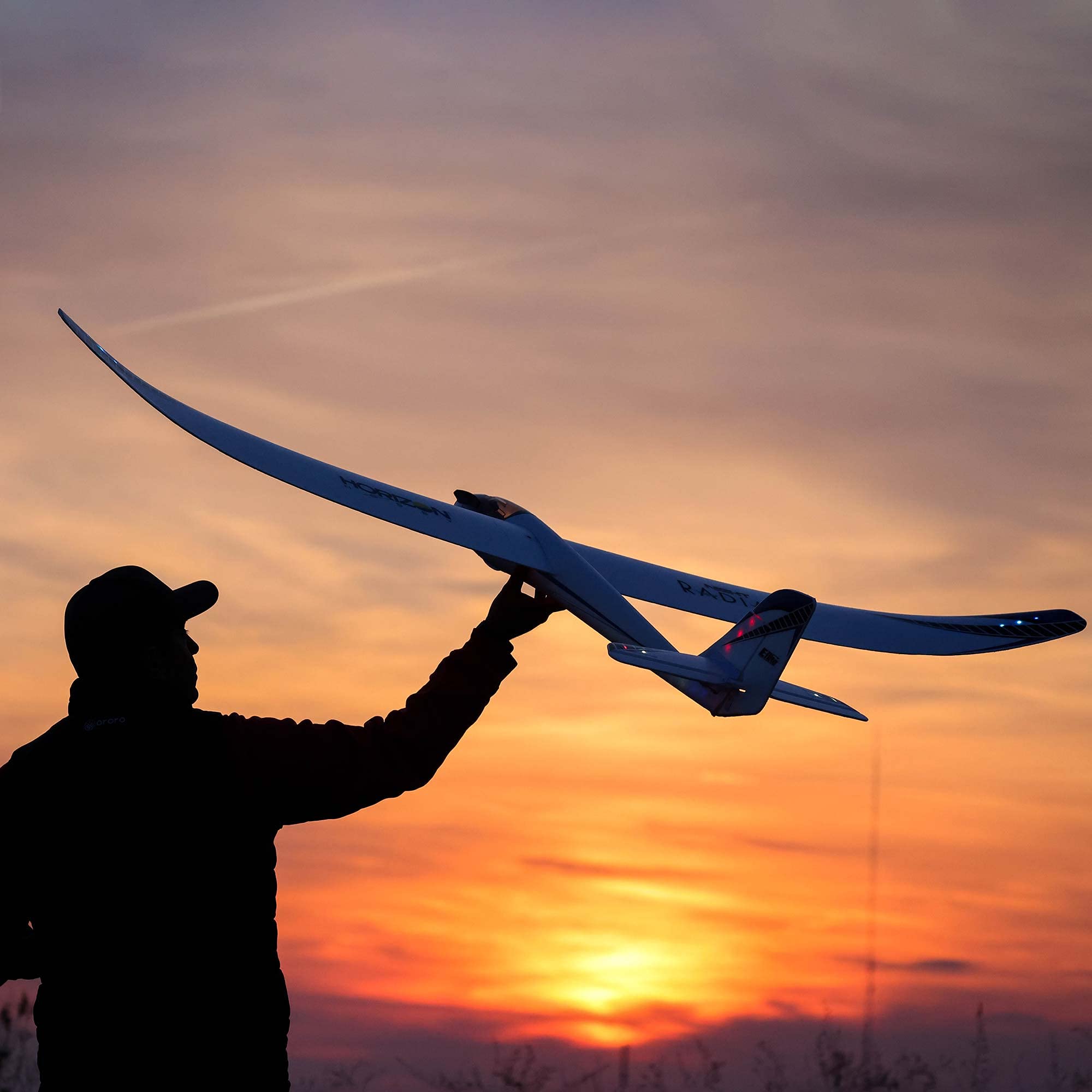 Foto 4 | Avión Teledirigido E-flite Night Radian 2.0 M Pnp Con Luces Led - Venta Internacional.