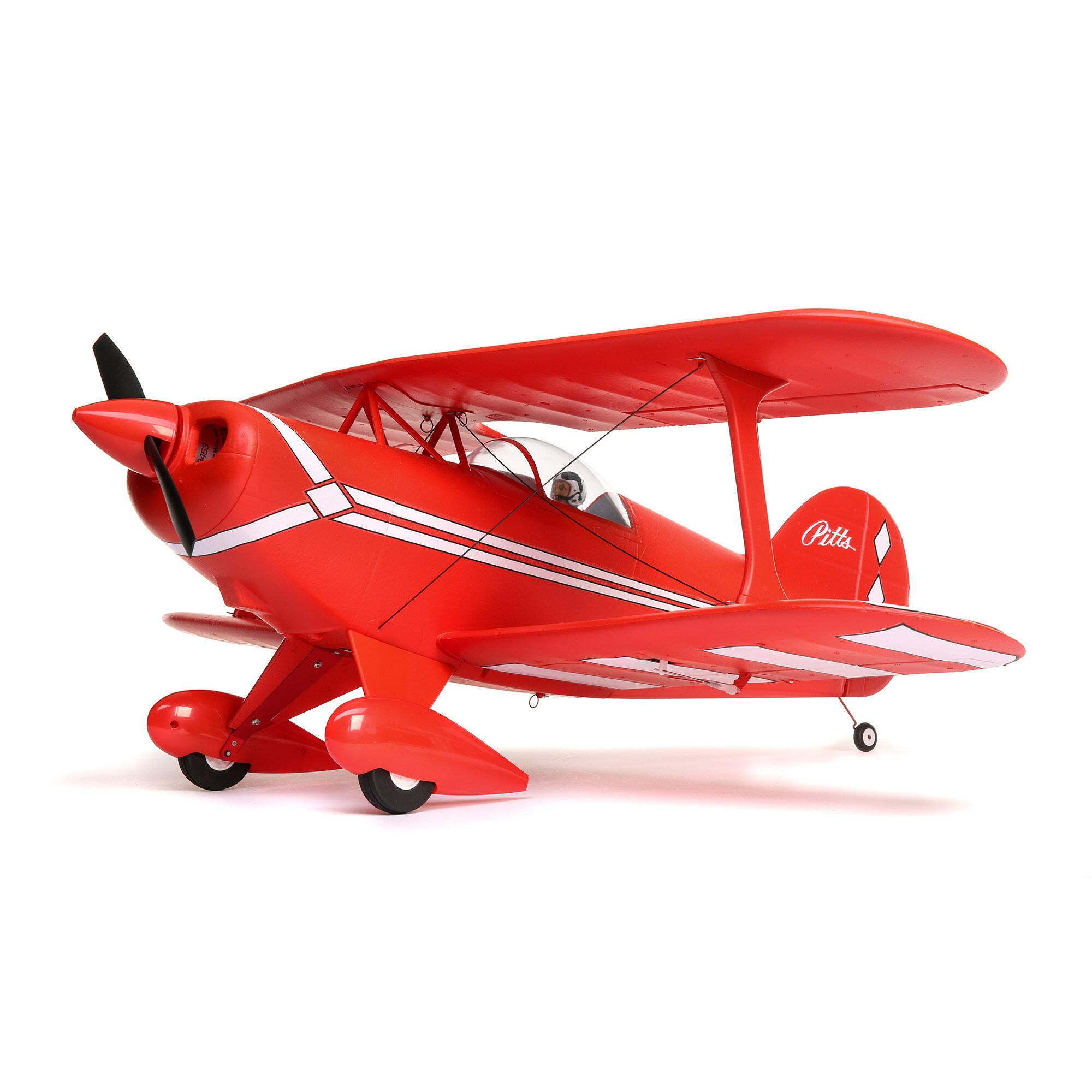 Avión Teledirigido E-flite Pitts S-1s Bnf Basic 850 Mm Con As3x Y Caja Fuerte - Venta Internacional.