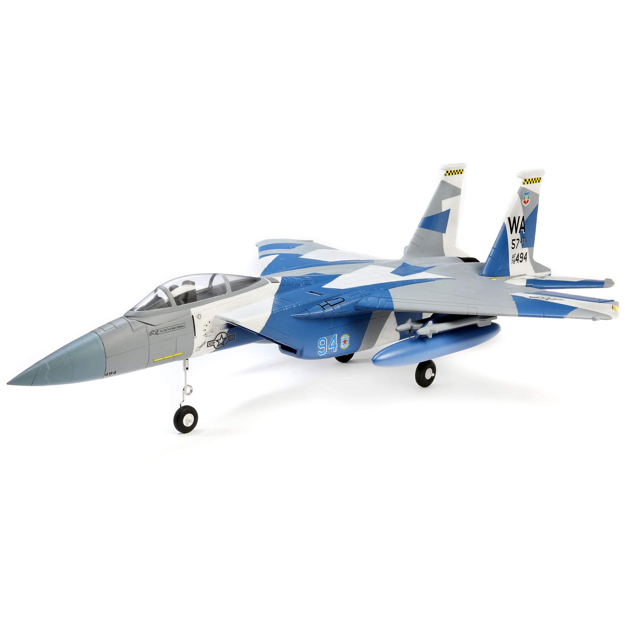 Avión Rc E-flite F-15 De 64 Mm Bnf Basic Con As3x Y Safe Select - Venta Internacional.