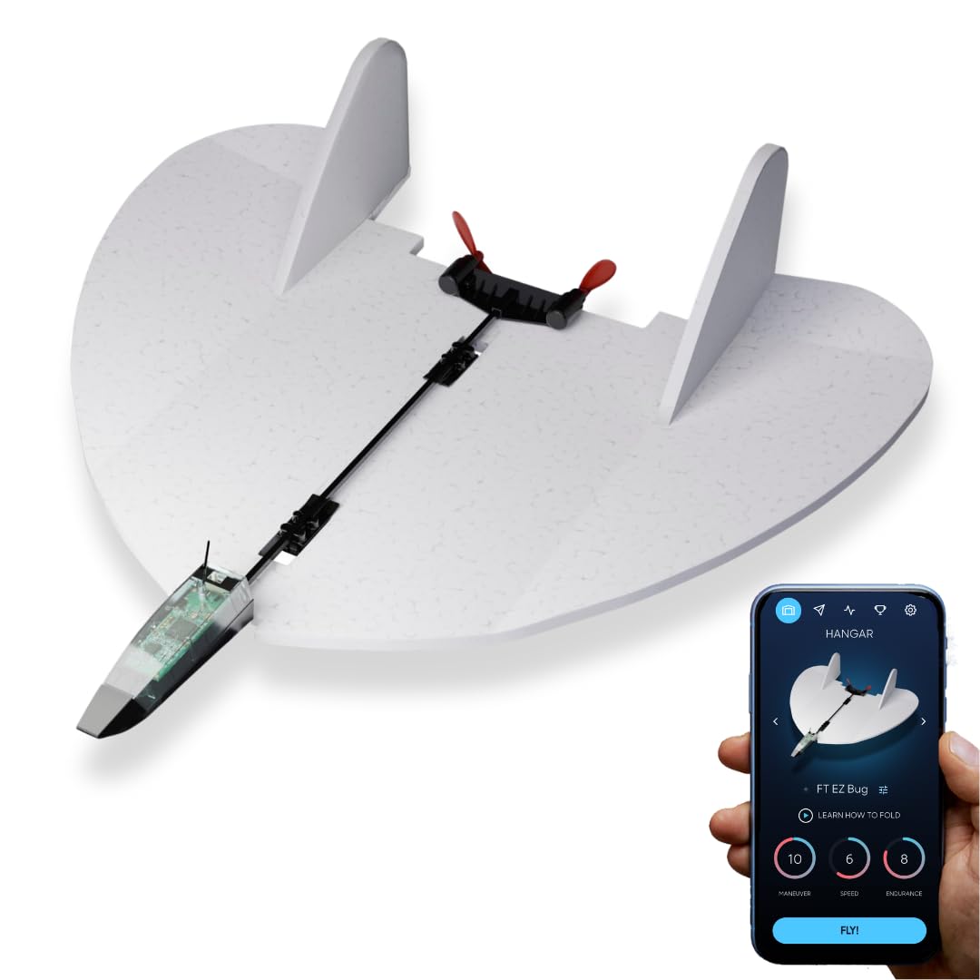 Kit De Avión De Papel Powerup 4.0 Controlado Por Teléfono Inteligente - Venta Internacional.