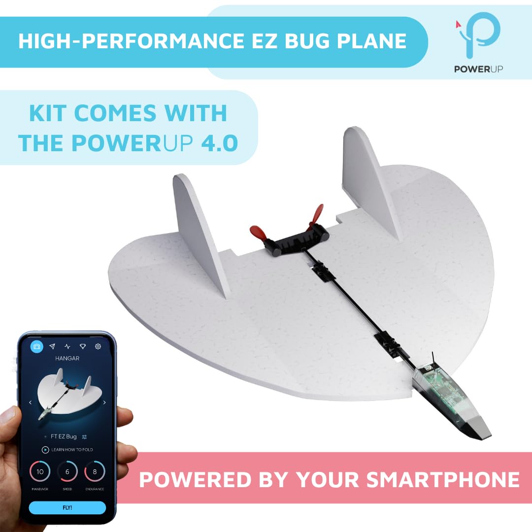 Foto 4 pulgar | Kit De Avión De Papel Powerup 4.0 Controlado Por Teléfono Inteligente - Venta Internacional.
