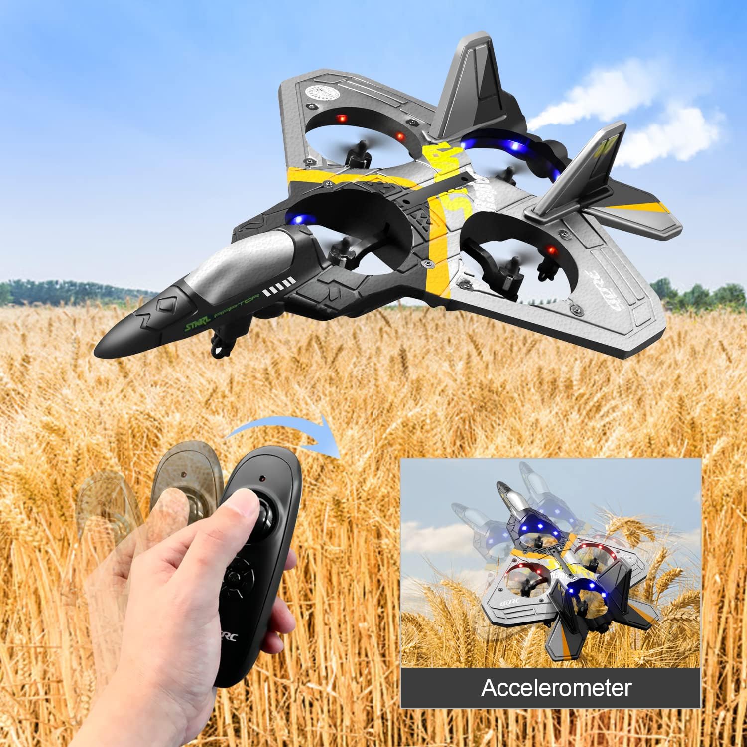 Foto 6 pulgar | Control Remoto Rc Plane 4drc V17 De Espuma De 2,4 Ghz Para Niños Y Adultos - Venta Internacional.
