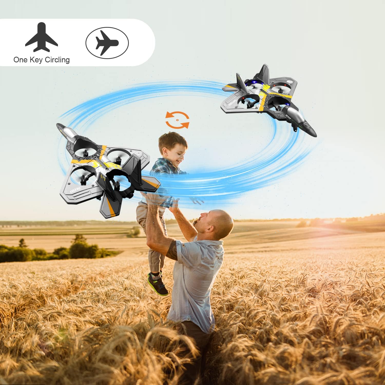 Foto 7 | Control Remoto Rc Plane 4drc V17 De Espuma De 2,4 Ghz Para Niños Y Adultos - Venta Internacional.