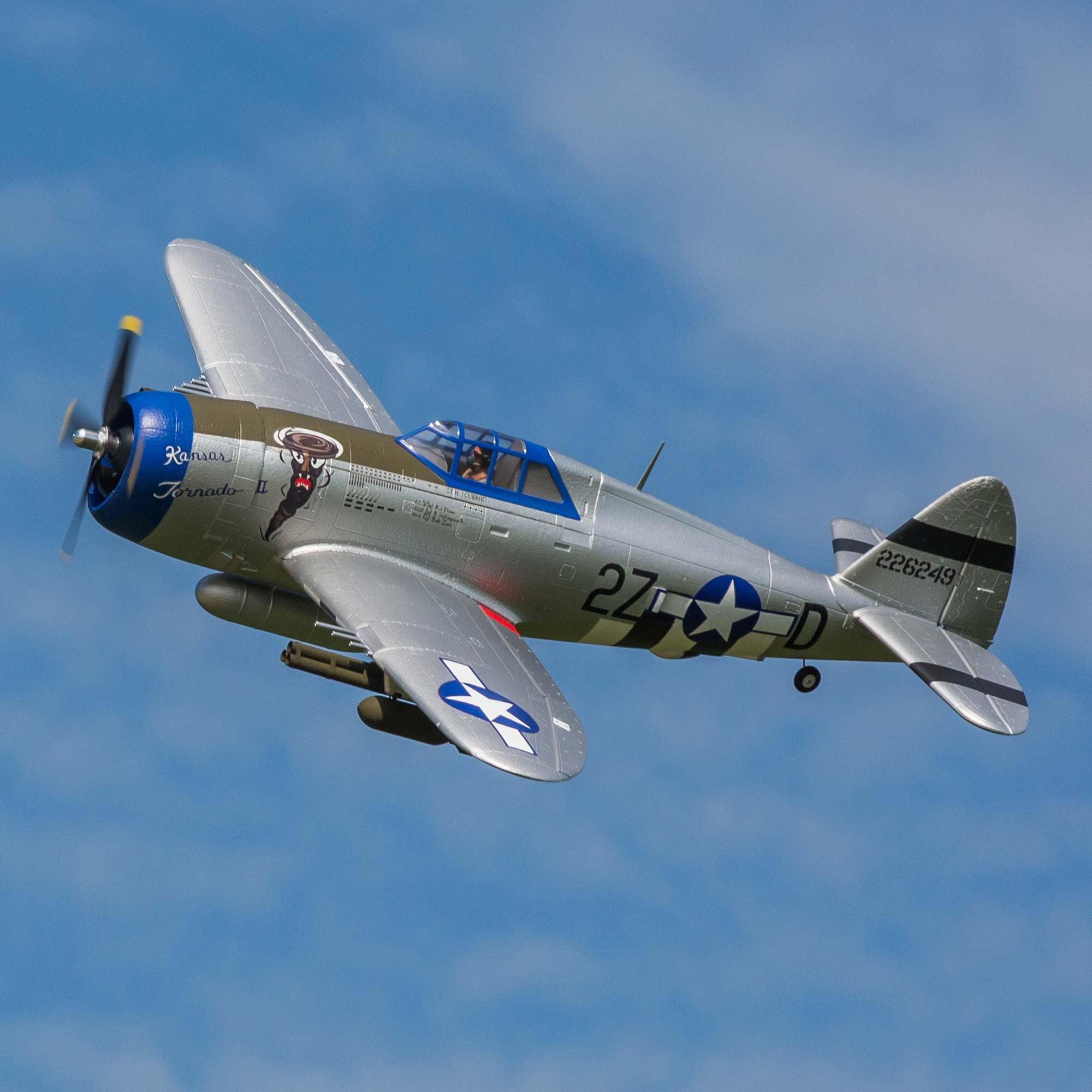 Foto 5 | Avión Rc E-flite P-47 Razorback 1.2 M Bnf Basic Sin Batería - Venta Internacional.