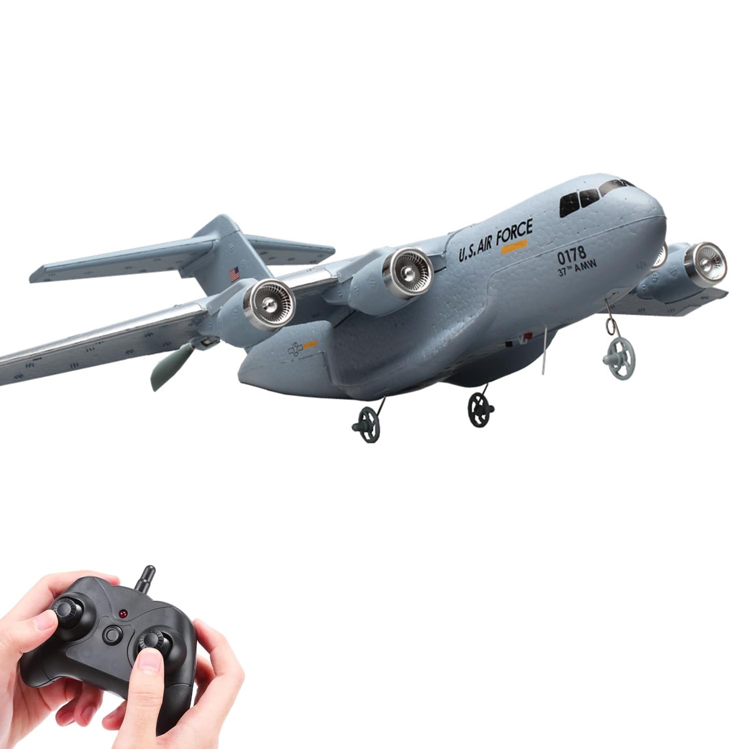 Foto 2 pulgar | Control Remoto Rc Airplane C-17 De 2 Canales Para Niños/adultos - Venta Internacional.
