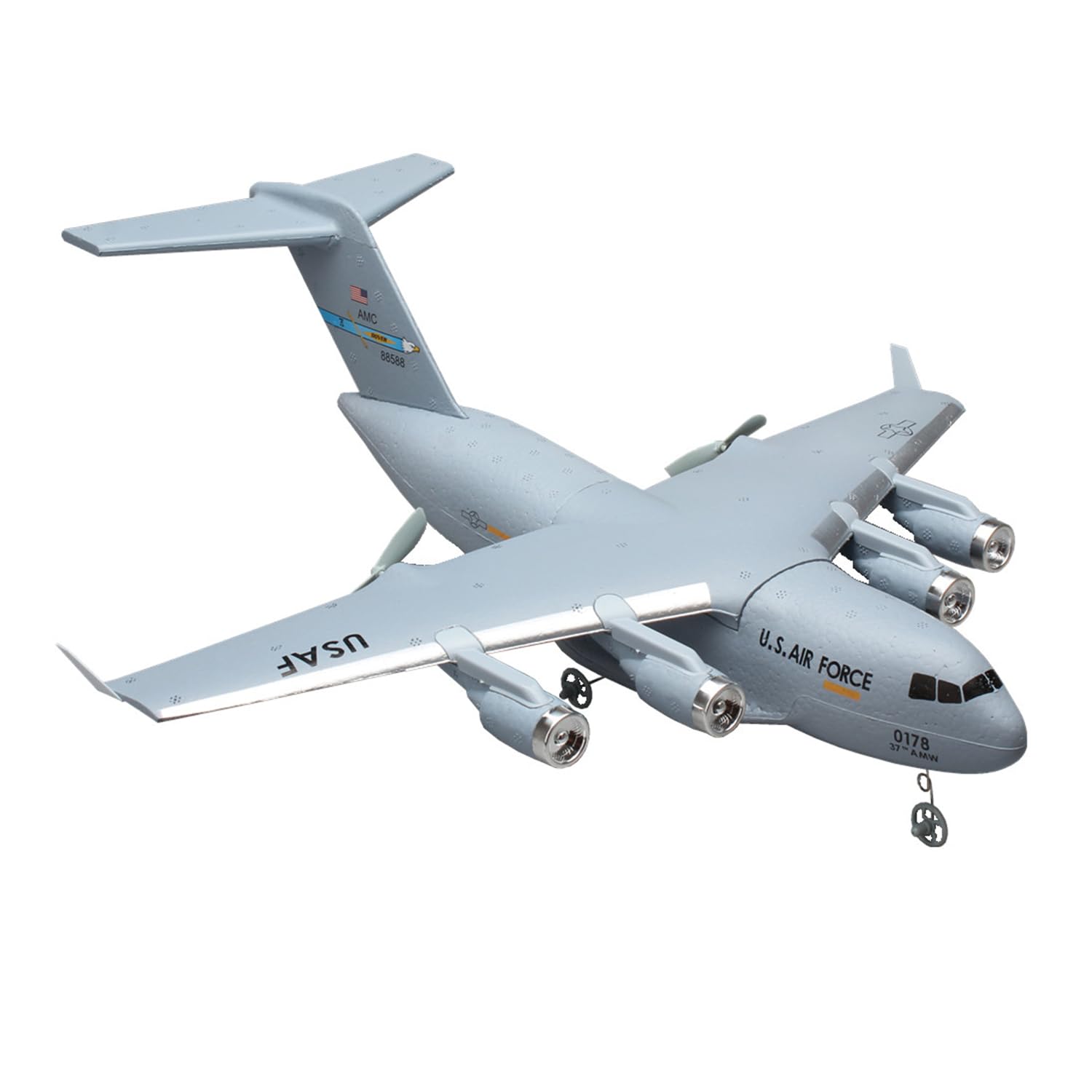 Foto 6 pulgar | Control Remoto Rc Airplane C-17 De 2 Canales Para Niños/adultos - Venta Internacional.