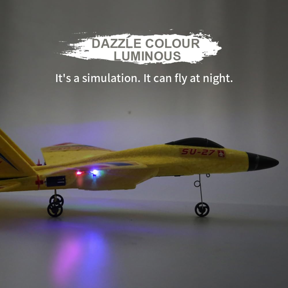 Foto 5 | Avión De Control Remoto Rc Plane Su-27 De 2,4 Ghz Con 3 Baterías - Venta Internacional.