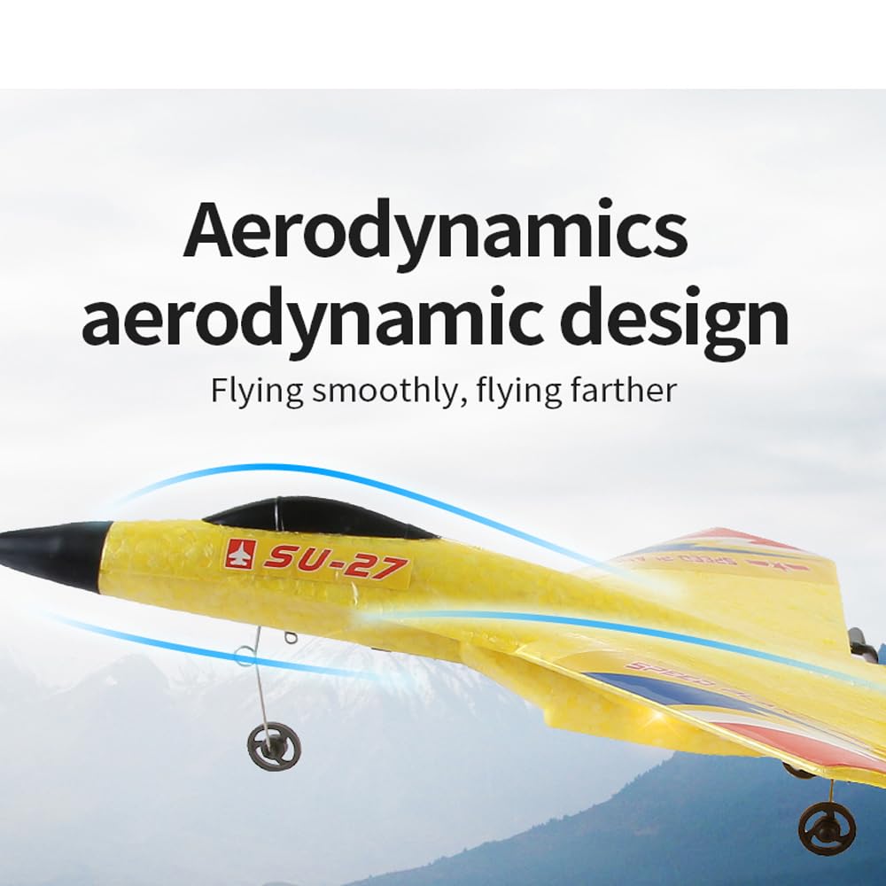 Foto 6 | Avión De Control Remoto Rc Plane Su-27 De 2,4 Ghz Con 3 Baterías - Venta Internacional.