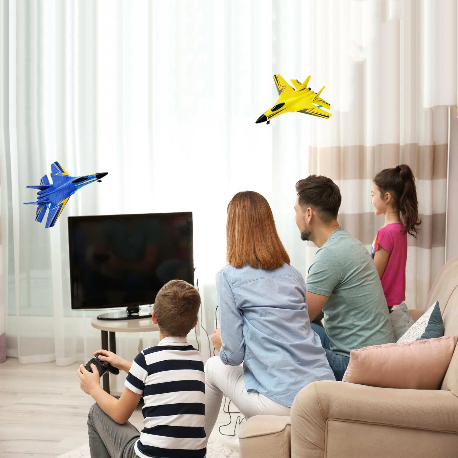 Foto 3 pulgar | Avión Rc Su-27 De 2 Canales Para Niños Mayores De 12 Años Con 3 Baterías - Venta Internacional.