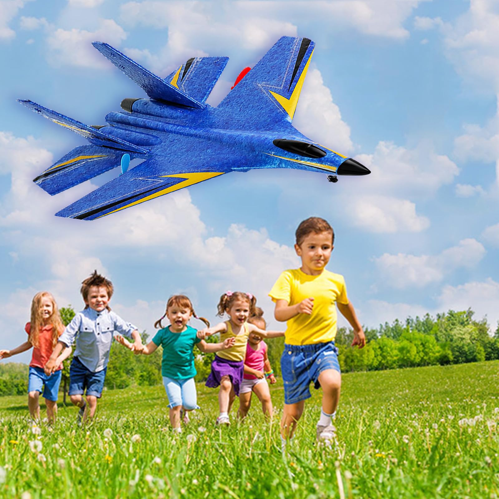 Foto 4 pulgar | Avión Rc Su-27 De 2 Canales Para Niños Mayores De 12 Años Con 3 Baterías - Venta Internacional.
