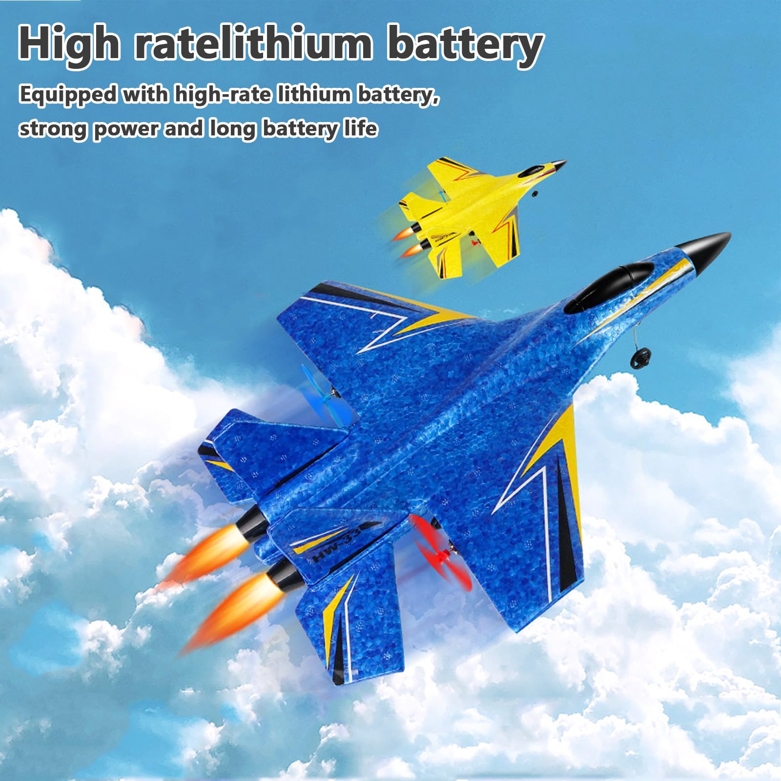 Foto 8 pulgar | Avión Rc Su-27 De 2 Canales Para Niños Mayores De 12 Años Con 3 Baterías - Venta Internacional.
