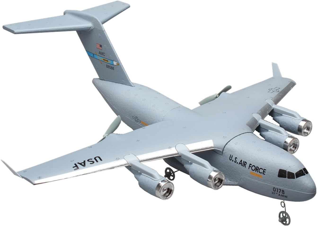 Foto 5 pulgar | Control Remoto Rc Airplane C17 De 2 Canales Para Niños Con Giroscopio - Venta Internacional.