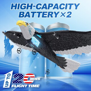 Foto 3 | Rc Plane Deerc Eagle Con 2 Baterías Y Estabilizador Giroscópico De 6 Ejes - Venta Internacional.