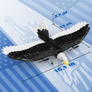 Foto 6 | Rc Plane Deerc Eagle Con 2 Baterías Y Estabilizador Giroscópico De 6 Ejes - Venta Internacional.