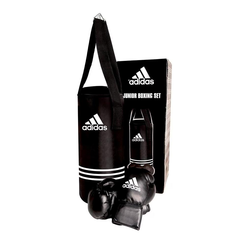 Foto 2 pulgar | Set De Boxeo Adidas Junior Entrenamiento Adibacjr Negro