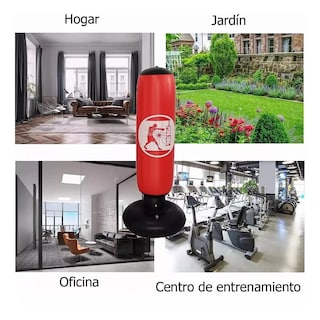 Foto 2 | Saco Bolsa Boxeo 1.2m Premium Pu Saco De Boxeo Deportivo Eo Safe Imports Esi-14057 Rojo
