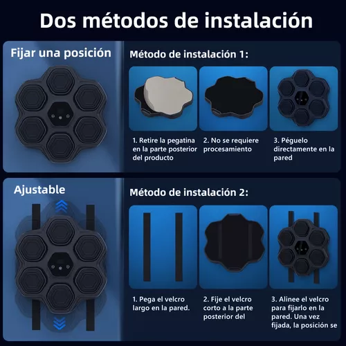 Foto 4 pulgar | Maquina De Boxeo Juego Portátil Con Música  Y Guantes Bluetooth