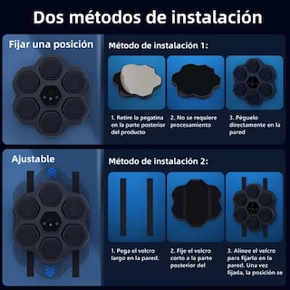 Foto 3 | Maquina De Boxeo Juego Portátil Con Música Y Guantes Bluetooth