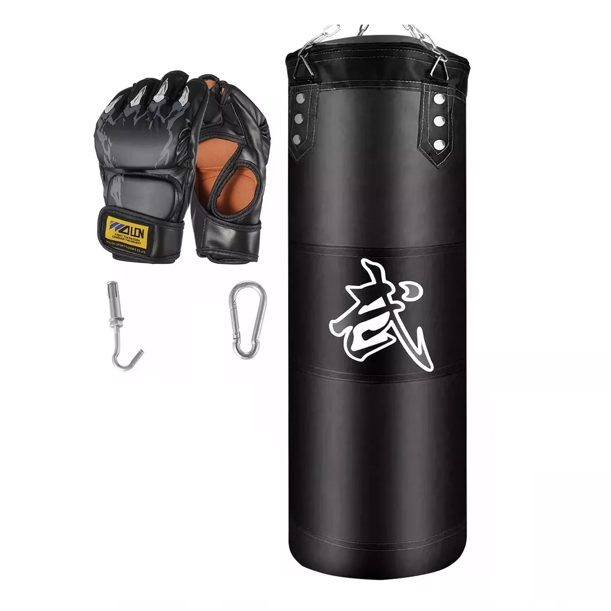 Foto 2 pulgar | Kit De Costal De Box Con Guantes Saco Profesional  Eo Safe Imports Esi-14872 Negro