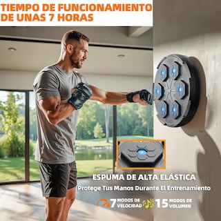 Foto 3 | Máquina de Boxeo Musical Electrónica y Bluetooth Eo Safe Imports Esi-18073 Gris