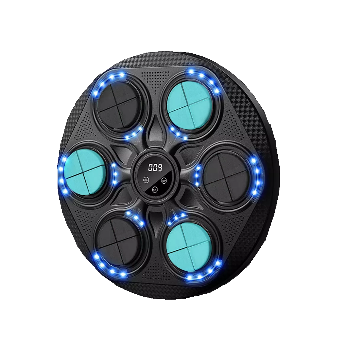 Maquina de Box Musical Entrenador de Box Electronico Eo Safe Imports Negro
