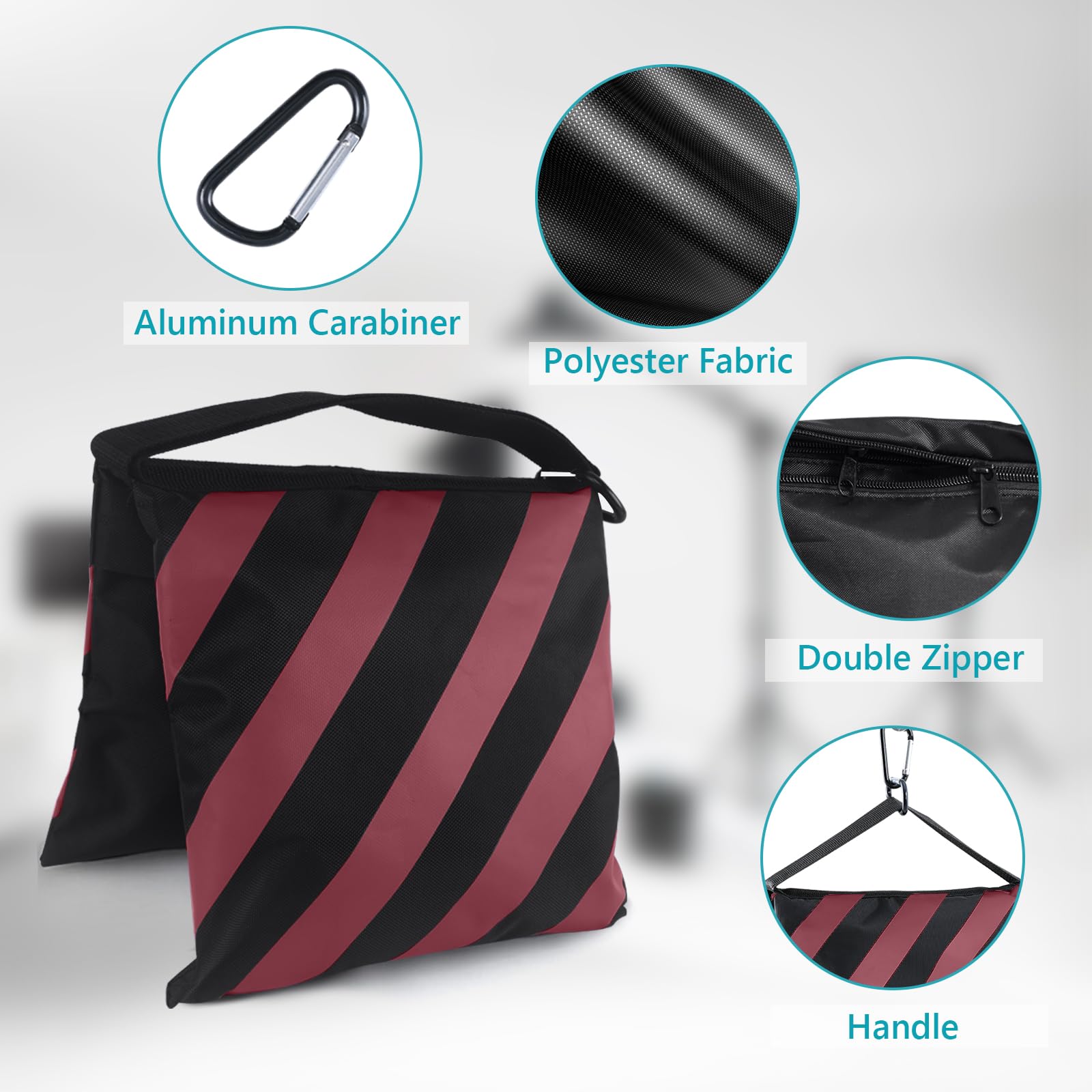 Foto 3 pulgar | Sandbag Abccanopy Para Soporte De Vídeo, Trípode Ligero, 4 Paquetes - Venta Internacional.