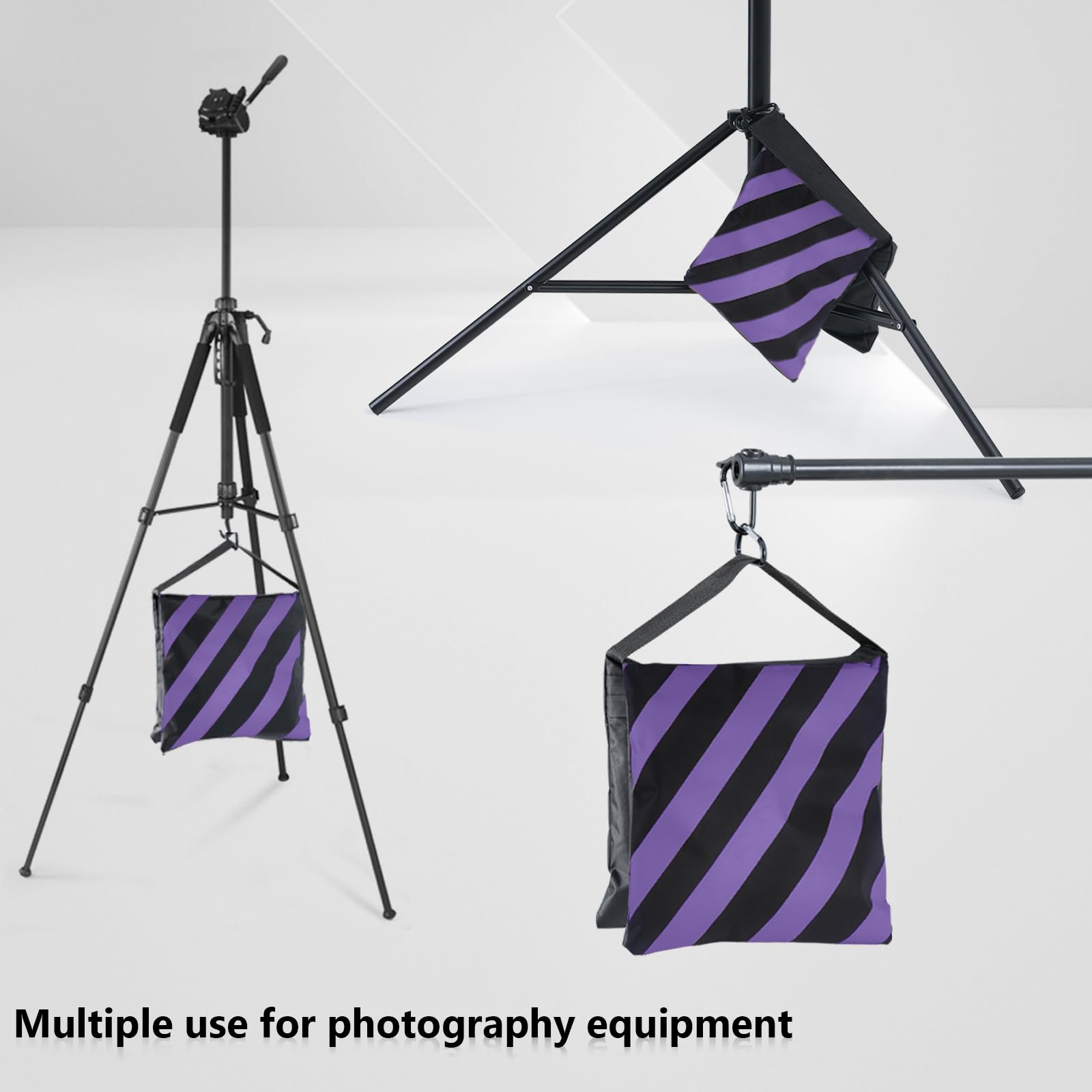 Foto 5 pulgar | Sandbag Abccanopy Para Soporte De Vídeo, Trípode Ligero, 4 Paquetes, Color Morado - Venta Internacional.