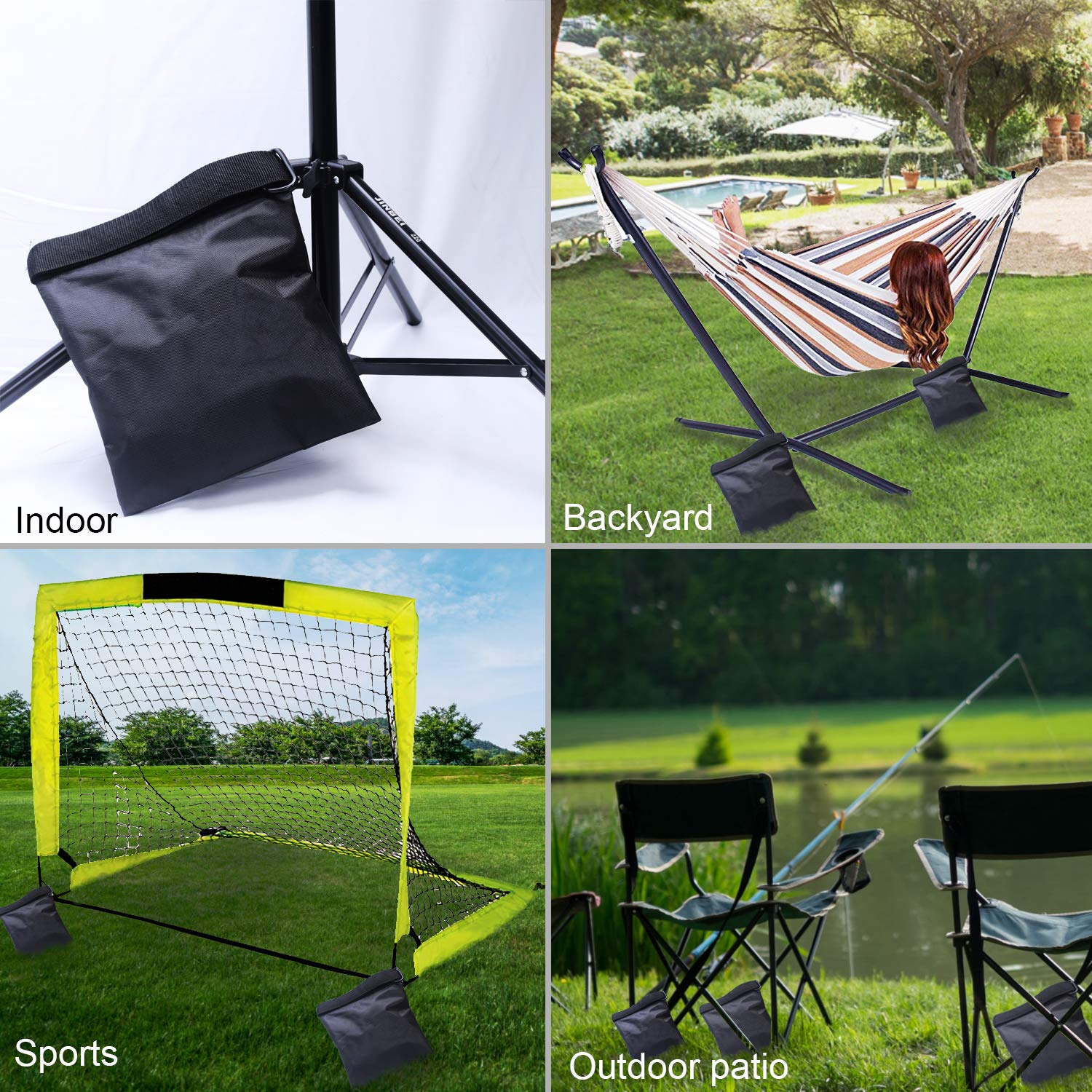 Foto 8 pulgar | Sandbag Abccanopy Para Soporte De Vídeo, Trípode Ligero, 4 Paquetes, Color Morado - Venta Internacional.