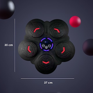 Foto 2 | Máquina De Boxeo Musical Bluetooth – Entrenamiento Interactivo Con Luces Led, Velocidades Ajustables Y Montaj