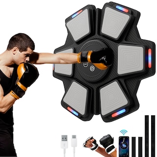 Foto 1 | Máquina De Boxeo Musical Con Bluetooth – Alta Calidad, 9 Velocidades Súper Rápidas, 5 Modos De Música, Luc