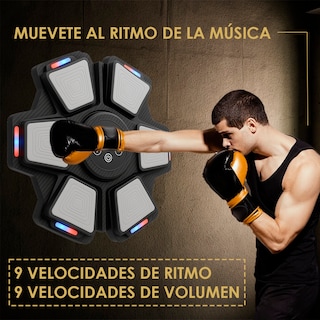 Foto 2 | Máquina De Boxeo Musical Con Bluetooth – Alta Calidad, 9 Velocidades Súper Rápidas, 5 Modos De Música, Luc