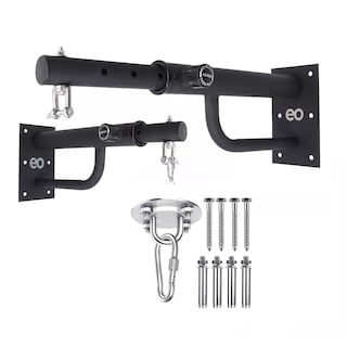 Foto 1 | Base Soporte Costal Boxeo Barra Hamaca Reforzado Pared 65cm Eo Safe Imports Esi-18790 Negro