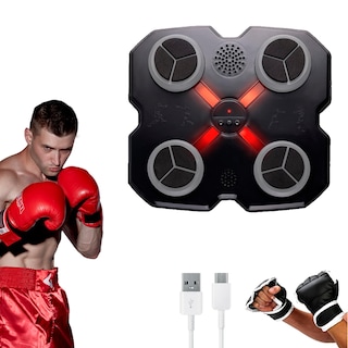 Foto 1 | Máquina De Boxeo Musical Inteligente De Pared , Luces Led Y Carga Usb – Entrenamiento En Casa Y Gimnasio