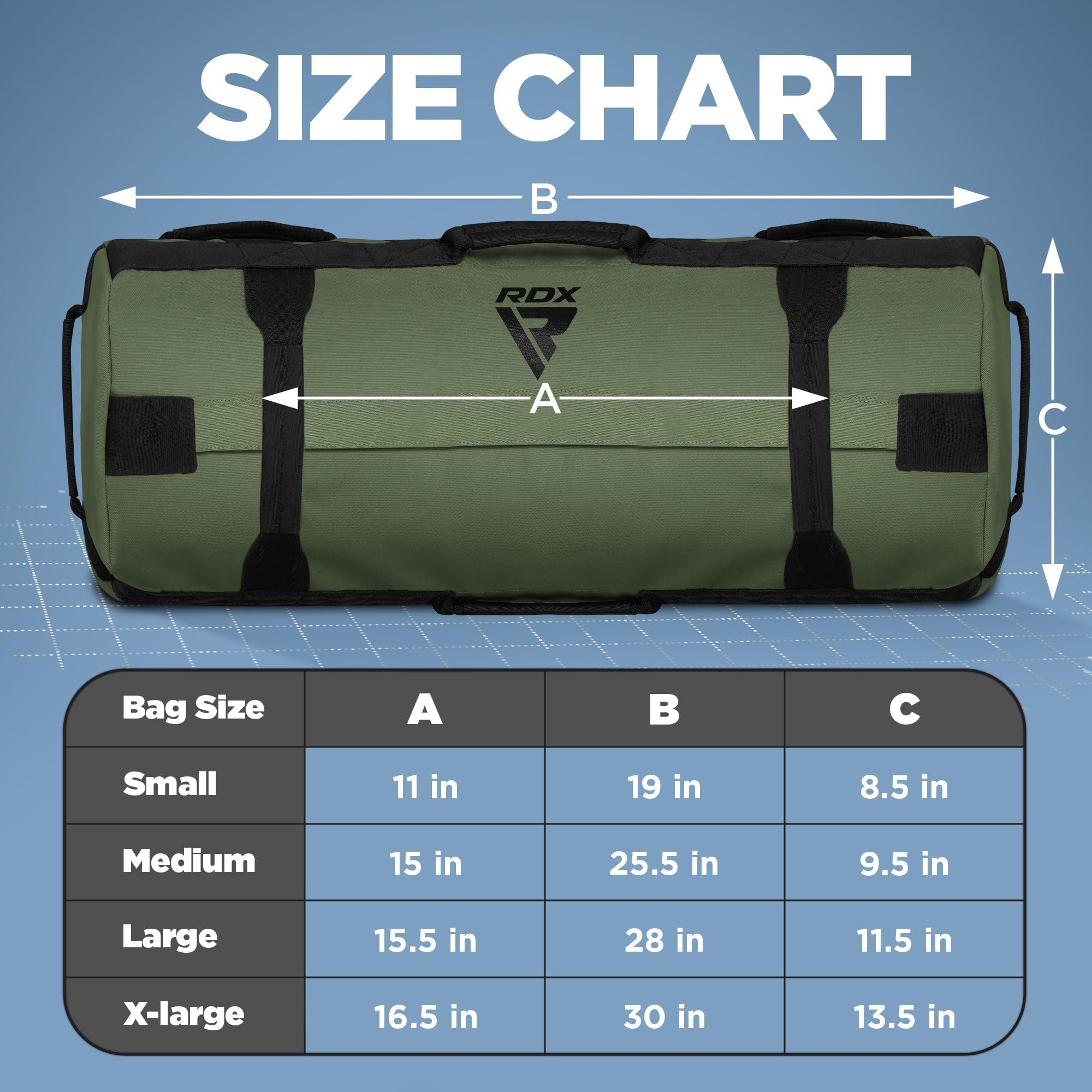 Foto 8 pulgar | Bolsa Eléctrica Sandbag Rdx Fitness Con Pesas, De 5 A 200 Kg - Venta Internacional.