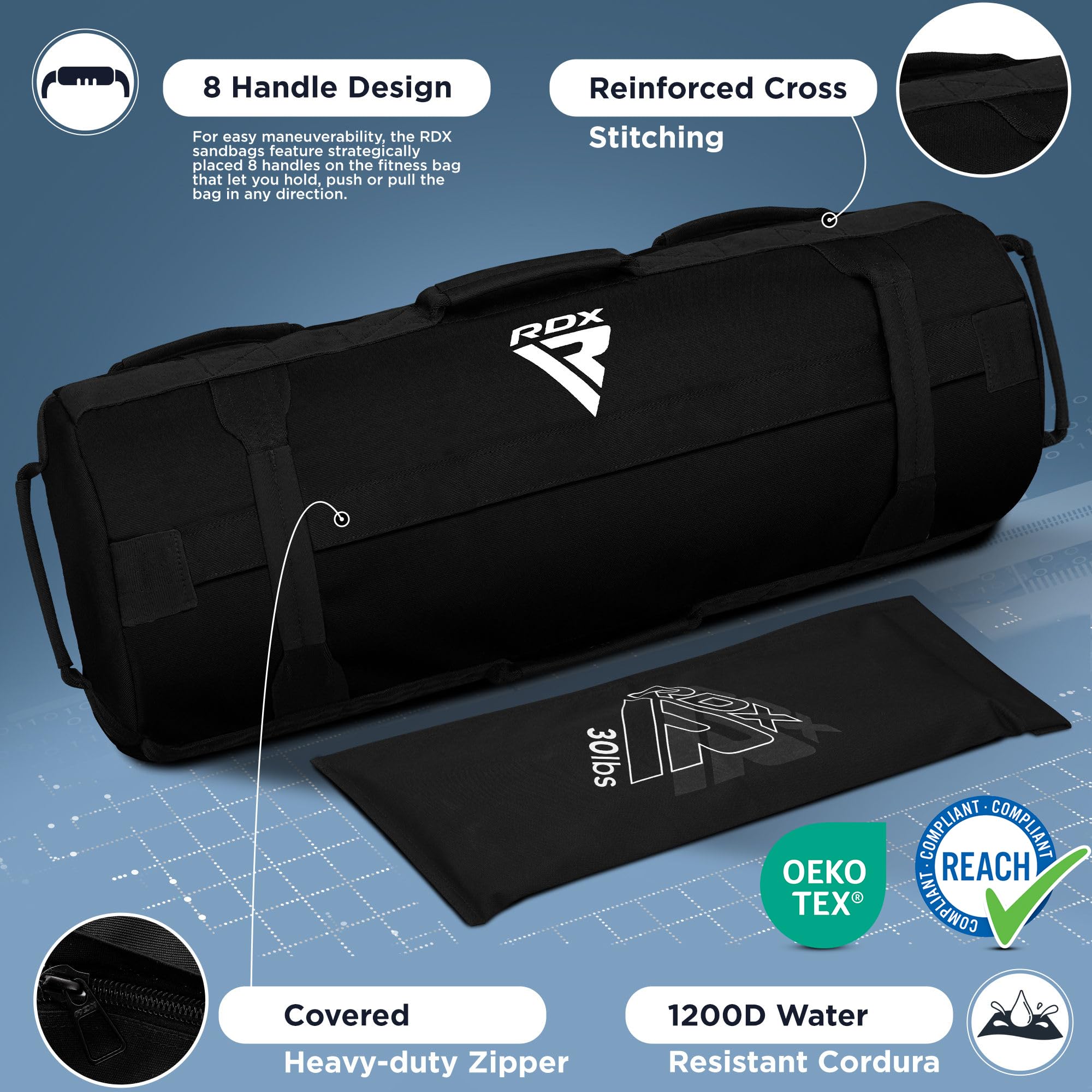 Foto 3 pulgar | Bolsa de Arena Rdx para Entrenamiento con Pesas - Venta Internacional