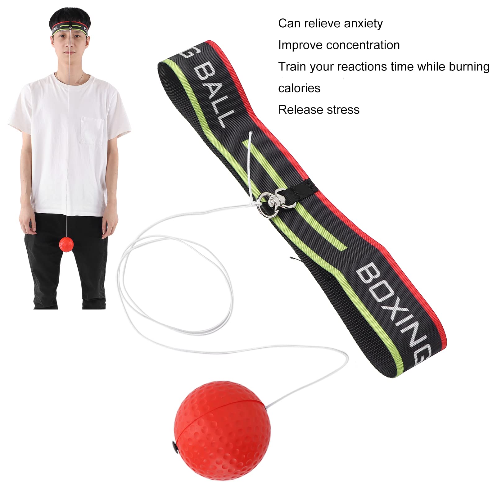 Foto 3 pulgar | Set De Pelotas Boxing Reflex Dioche Con Diadema Ajustable - Venta Internacional.