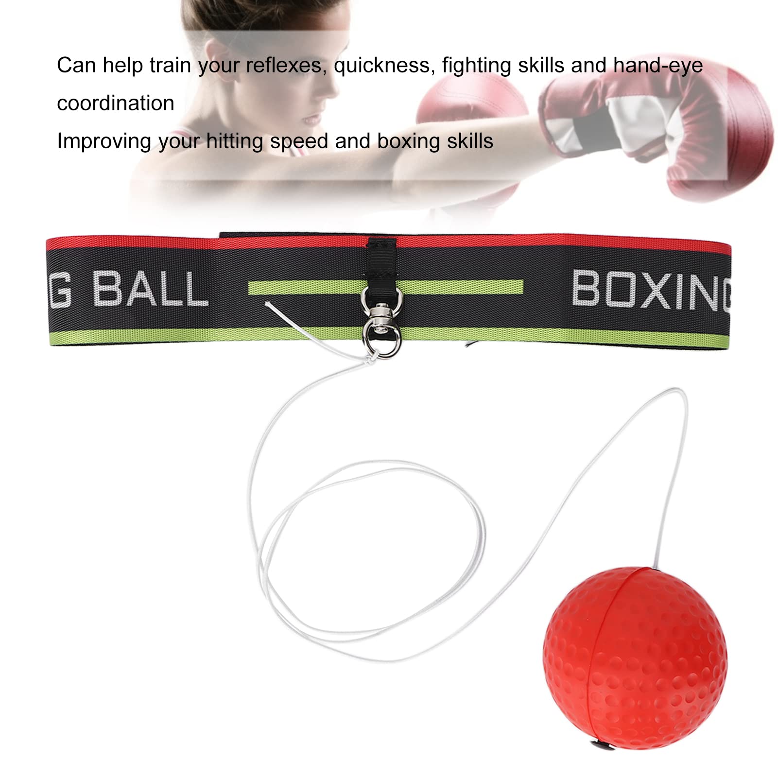 Foto 6 pulgar | Set De Pelotas Boxing Reflex Dioche Con Diadema Ajustable - Venta Internacional.