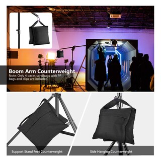 Foto 6 | Sandbag Neewer, Paquete De 4 Bolsas De Arena Para Fotografía, Para Soporte De Estudio - Venta Internacional.