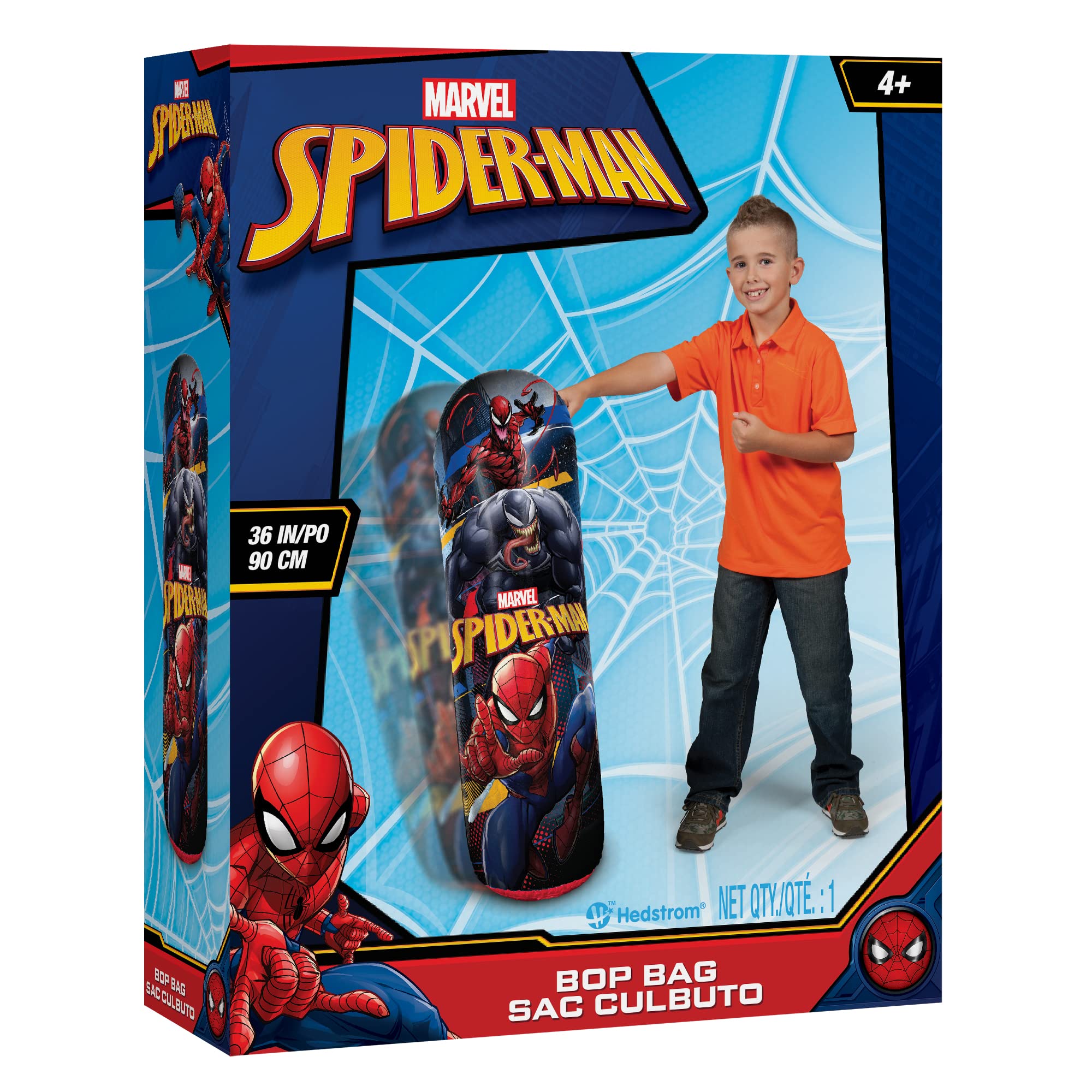 Foto 3 pulgar | Saco De Boxeo Inflable Hedstrom Spiderman De 36 Pulgadas - Venta Internacional.