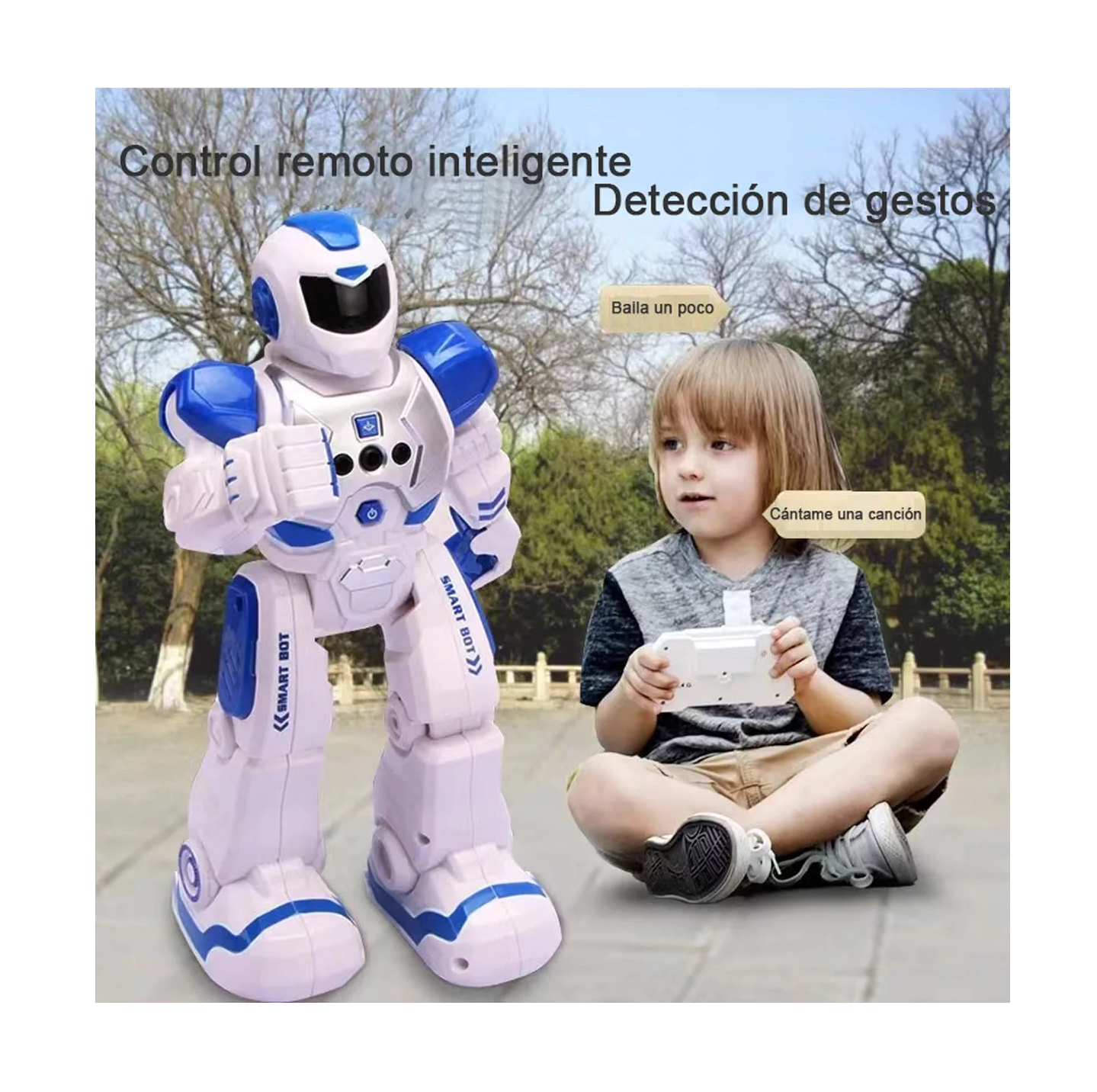 Foto 4 pulgar | Robot Inteligente Belug Emo Blanco