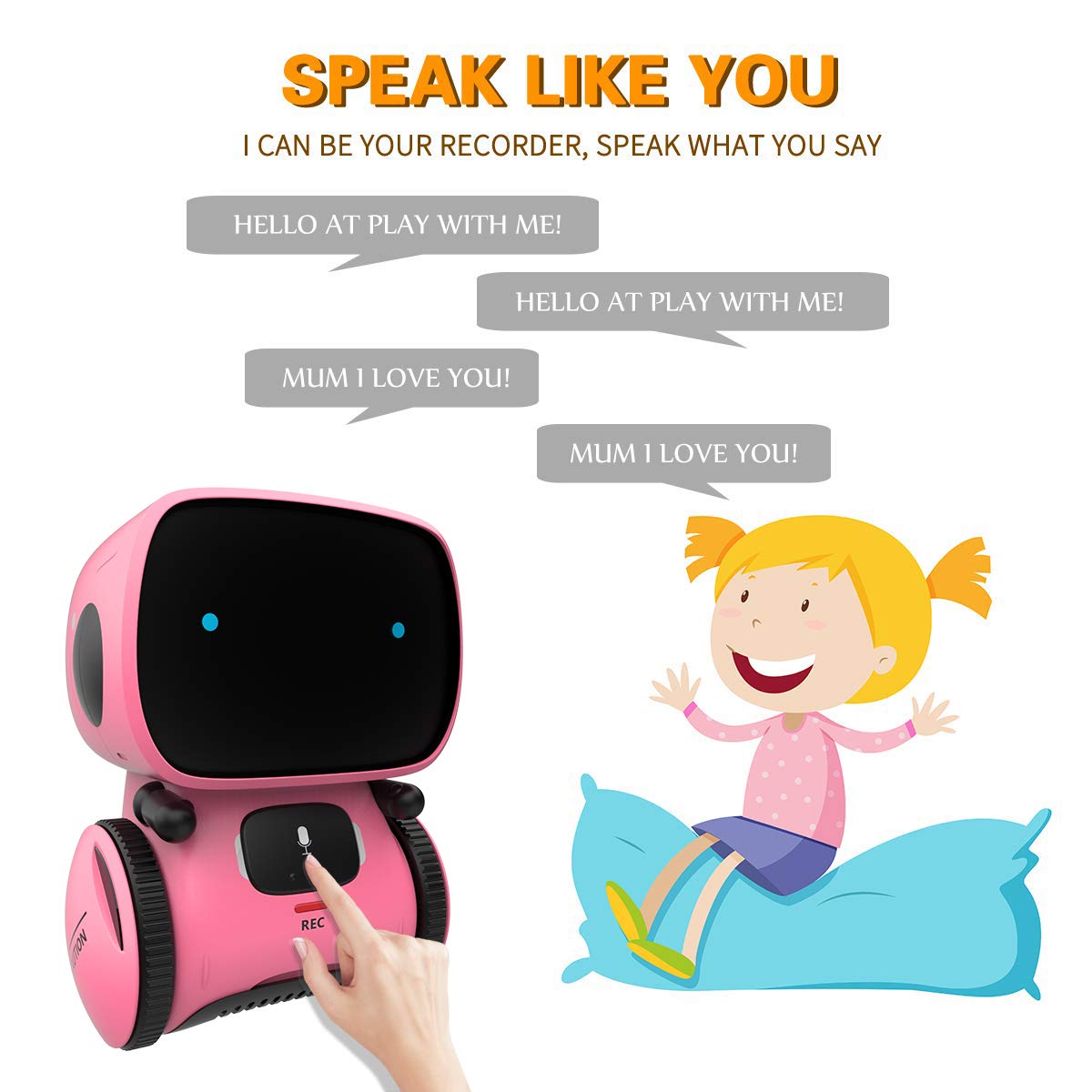 Foto 4 | Venta Internacional - Toy Robot 98k Kids Habla De Forma Inteligente Con Control De Voz Y Táctil