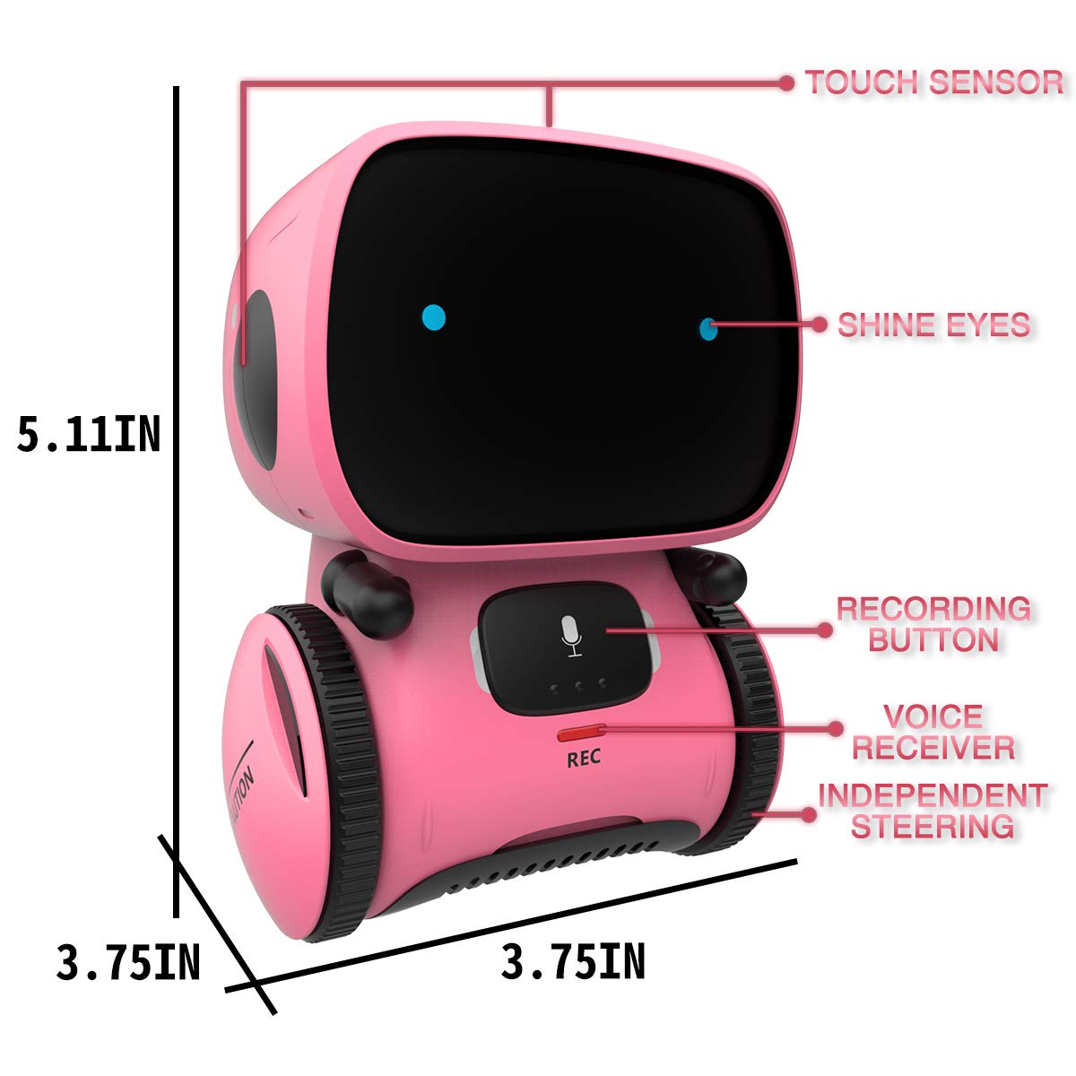 Foto 7 pulgar | Venta Internacional - Toy Robot 98k Kids Habla De Forma Inteligente Con Control De Voz Y Táctil