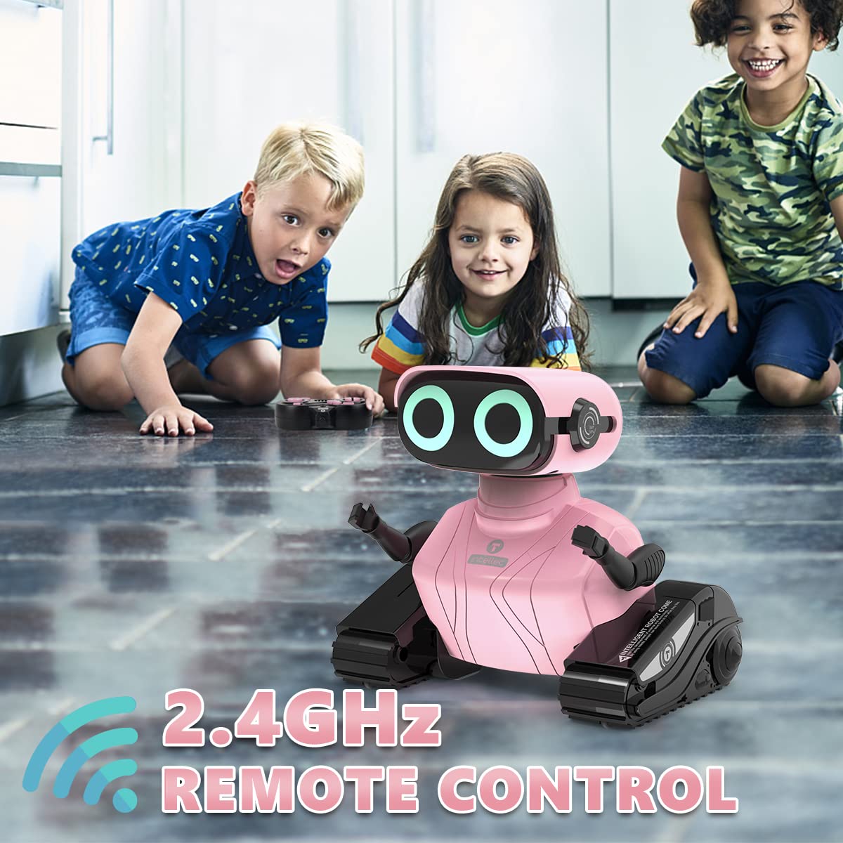 Foto 6 pulgar | Venta Internacional - Robot De Juguete Gilobaby Con Ojos Led Con Control Remoto Para Niños Mayores De 5 Años